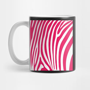 Hot Pink Zebra Pattern Mug